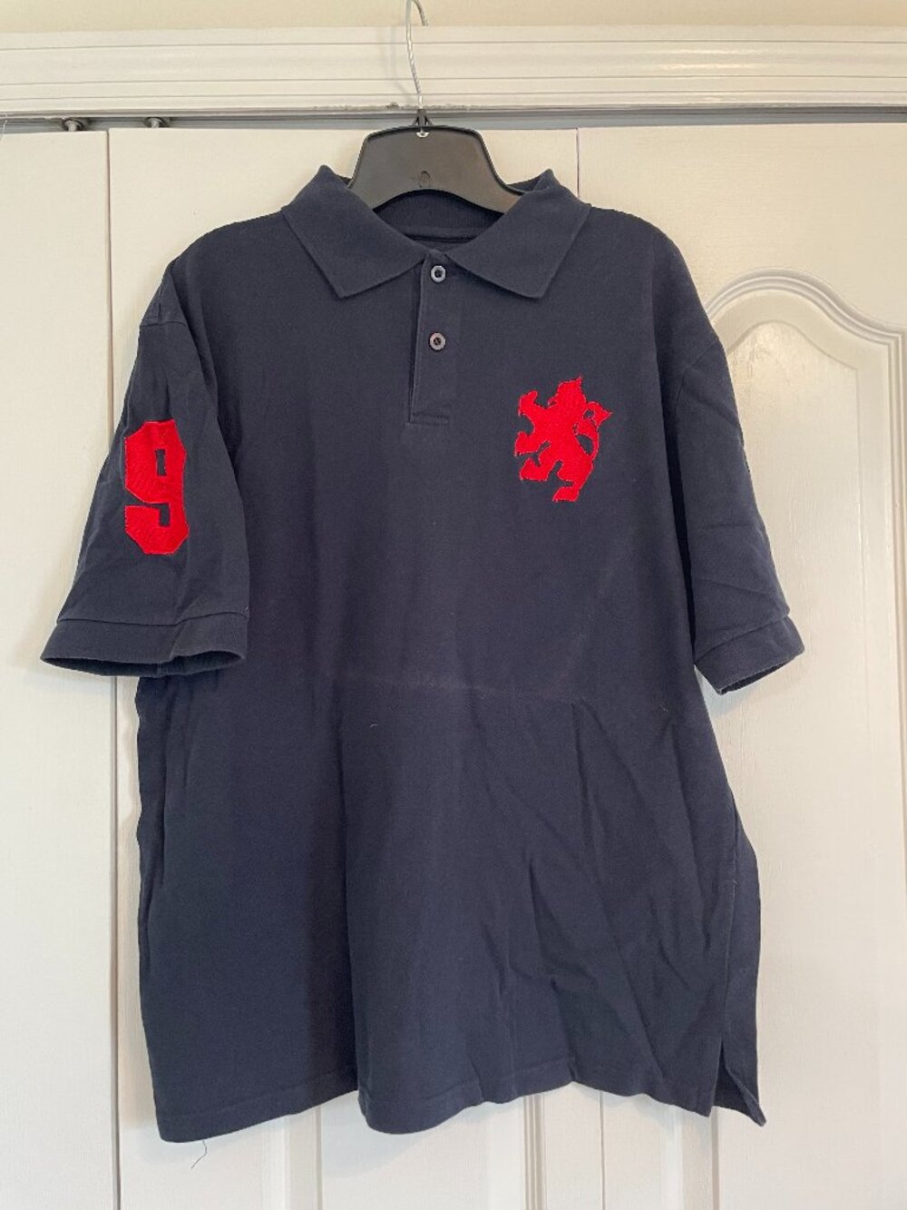 PJ MARK Men’s Polo with Embroidered Lion Size XL